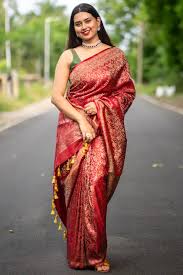 Jamawar Silk Saree
